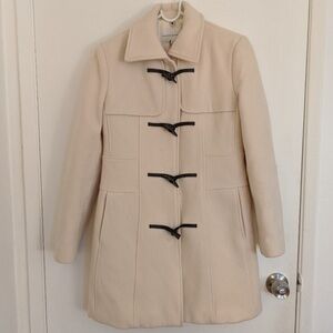 Banana Republic Wool Blend Toggle Pea Coat